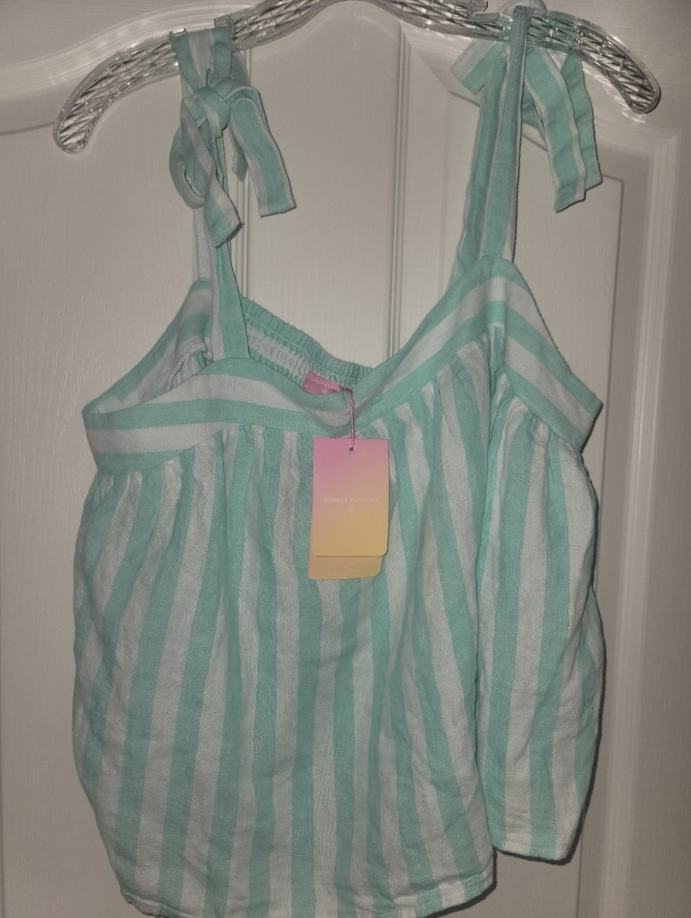 Stoney Clover X Target Striped Top Size L NWT
